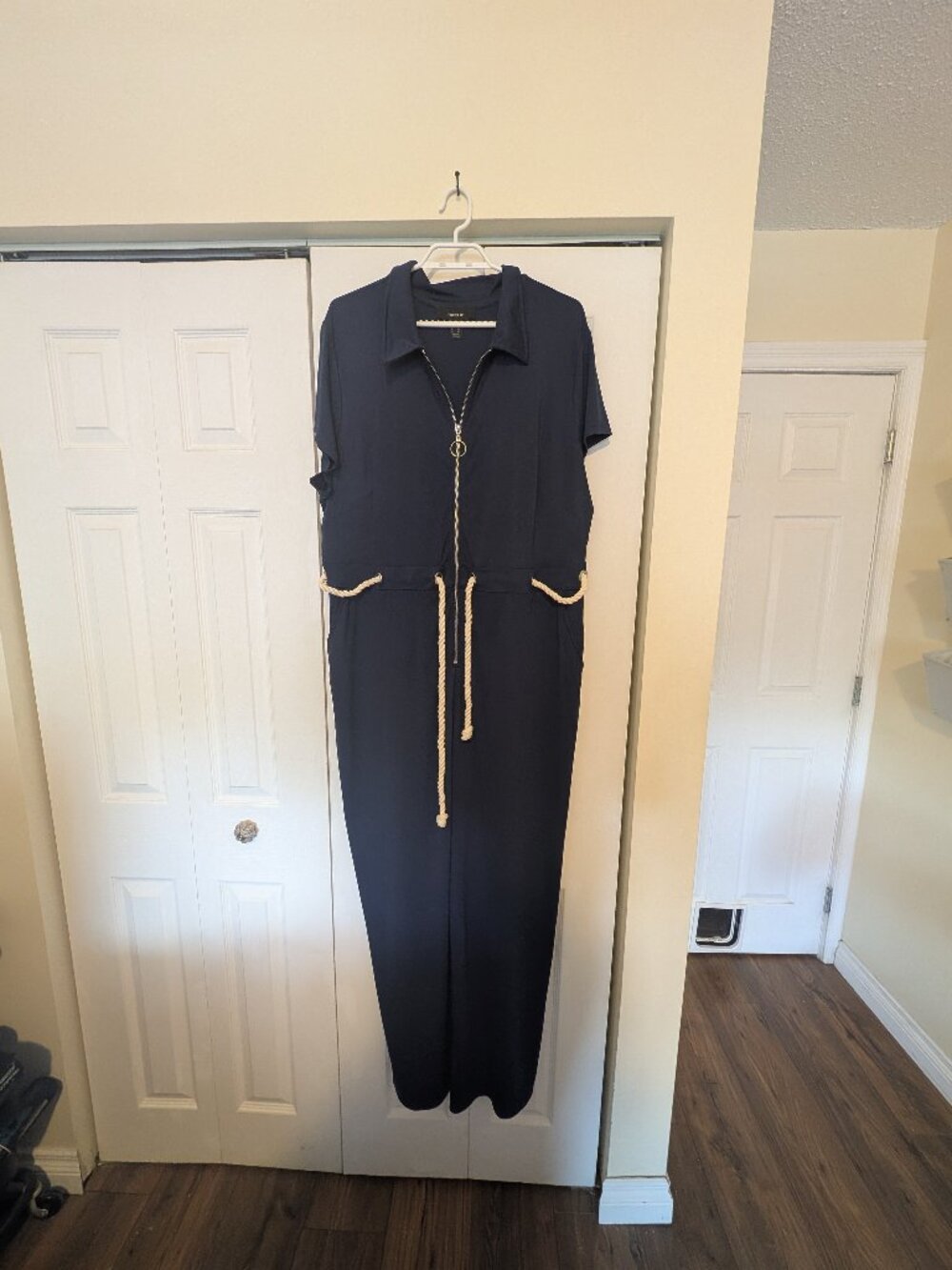 Sailor Style Navy Jumpsuit